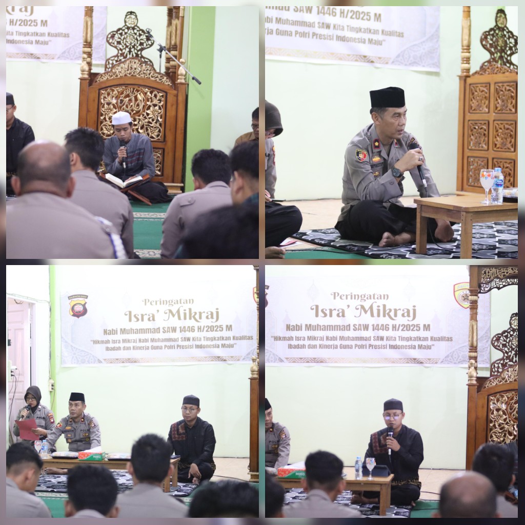 Isra Miraj 1446 H di Polres Sekadau, Momentum Refleksi dan Peningkatan Kinerja