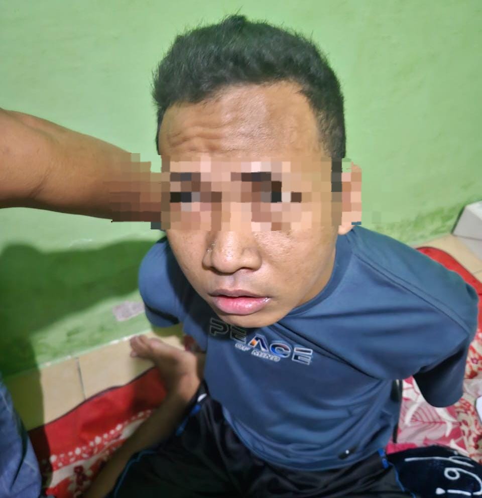 Kapolsek sanga desa Berhasil Meringkus BD Diduga Gelapkan Uang Perusahaan Kurir BD Bekerja