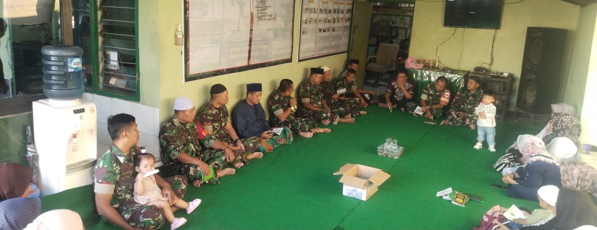 Babinsa Koramil 1601 Indramayu Adakan Kegiatan Rutin Yasinan Bertempat di Makoramil, Sekaligus Do’a Bersama
