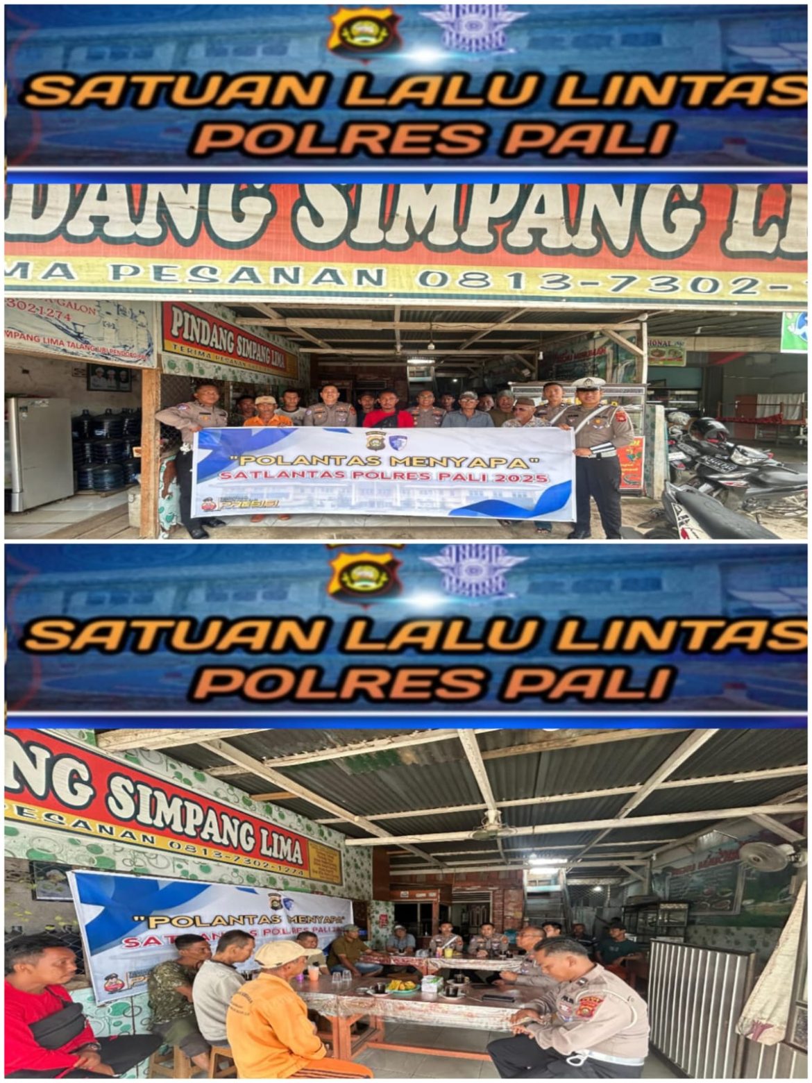 Satlantas Polres PALI Gelar “Polantas Menyapa” Ngopi Bareng Sopir : Bangun Kesadaran Lalu Lintas yang Humanis dan Visioner
