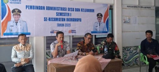 Koramil 1601 Indramayu Monitoring Dan Evaluasi Dana Desa Tahap I Sekecamatan Indramayu tahun 2025 