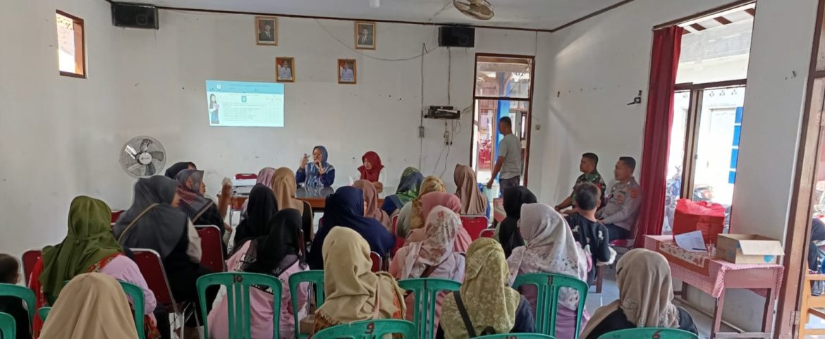 Puskesmas Plumbon Bersama Koramil 1601 Indramayu Sosialisasi Terhadap Ibu Ibu Kader Posyandu Bojong Sari