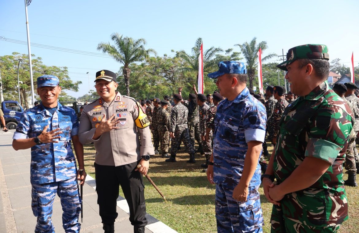 Forkopimda Hadiri Apel Bersama Tahun Baru Hijriah 1447 H Dan Peringatan Hari Bakti TNI AU Ke-78 Di Blitar
