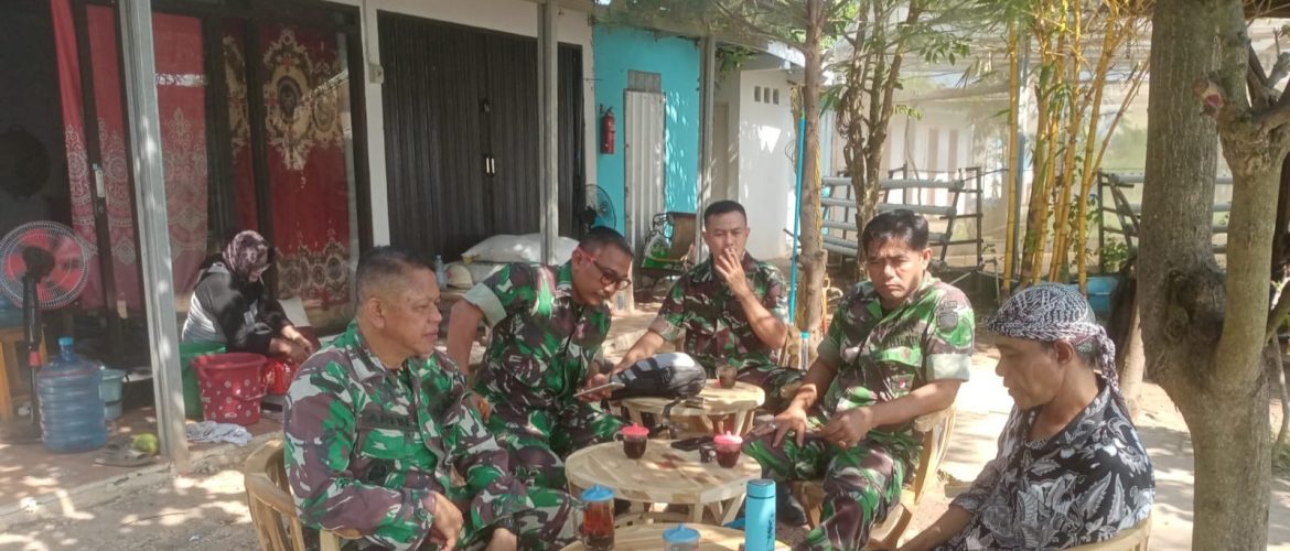 Danramil 1602/Sindang Indramayu Melakukan Kunjungan Wilayah Teritorial di Kecamatan Sindang 