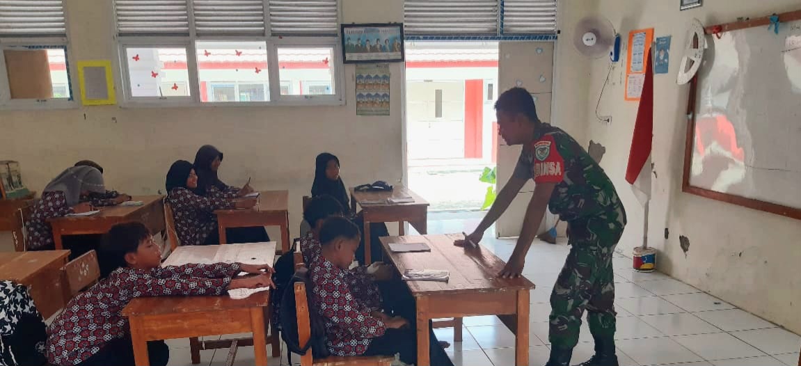 Stop Bullying, Koramil 1602 Sindang Indramayu Gencar Melakukan Bintahwil Kepada Siswa di Sekolah 