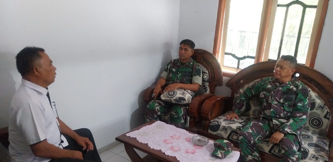 Danramil 1602/Sindang Indramayu Kapten Inf Arifin Melakukukan Kunjungan Ke Wilayah Teritorial Di Kecamatan Sindang 