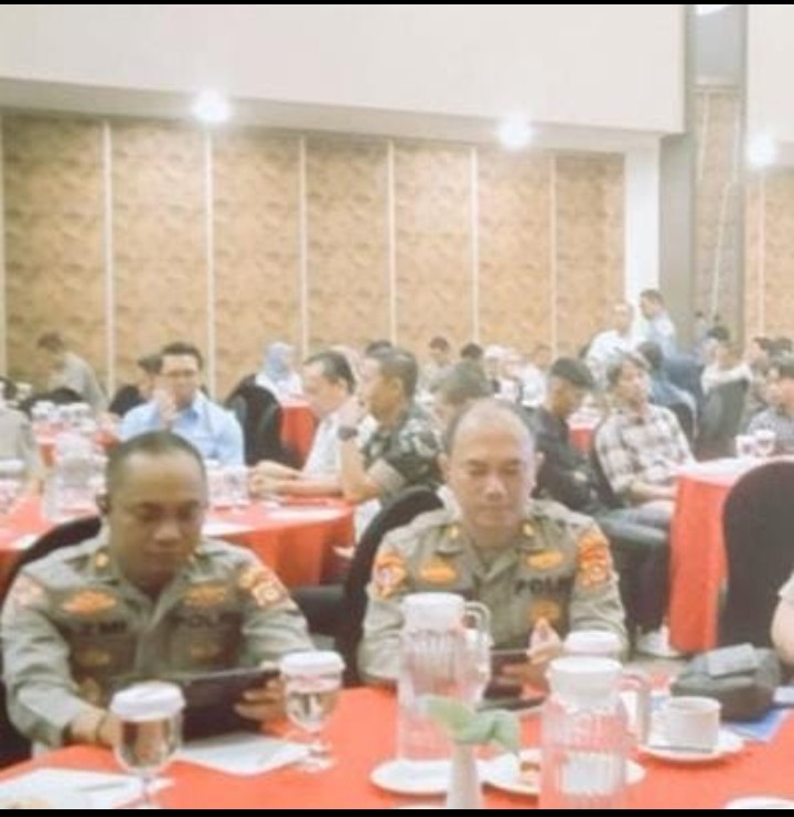 Kabag Ops Polres Banyuasin Hadir Rakor Komitmen Bersama Dalam Pencegahan Karhutlabun