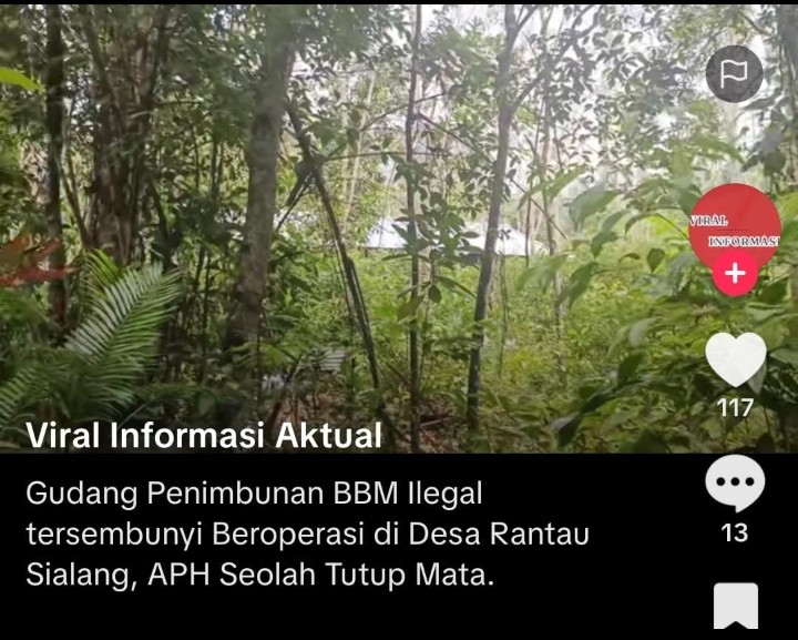 Viral Gudang BBM Ilegal Diduga Milik APH Terus Beroperasi di Rantau Sialang, Mabes Polri Didesak Turun Tangan!
