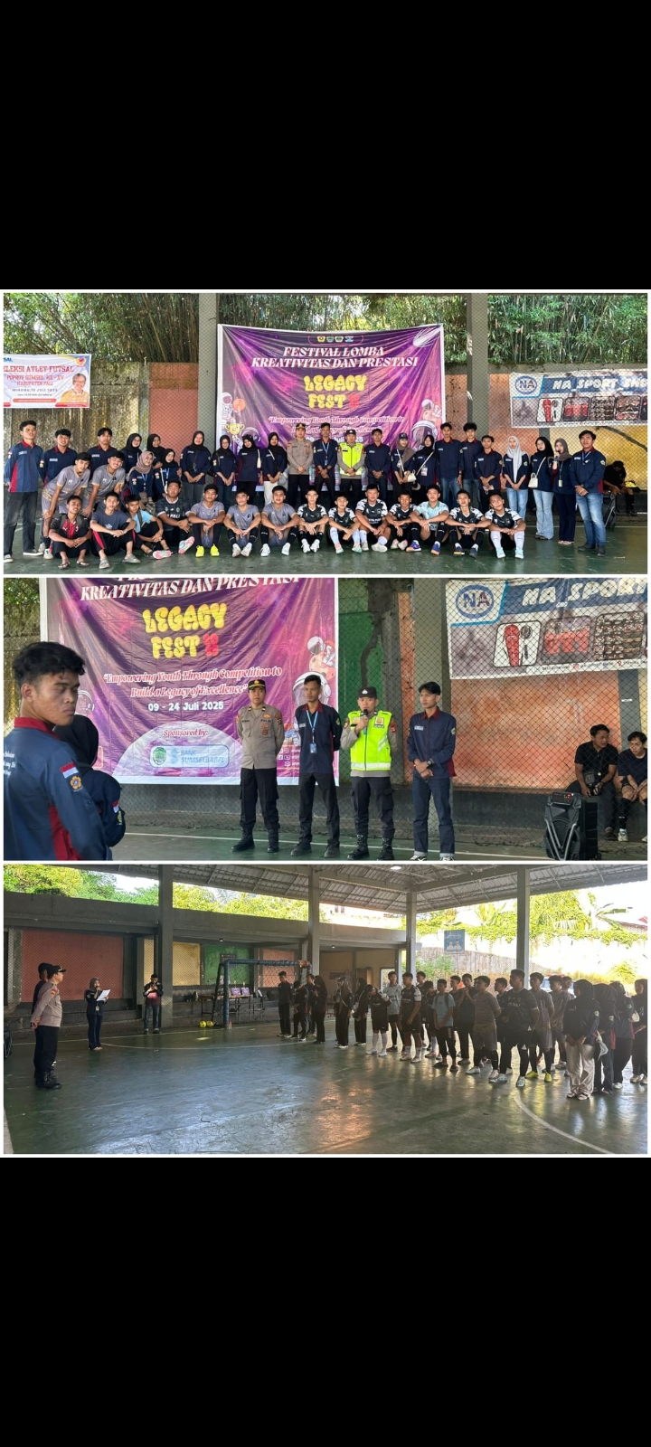 POLRES PALI AMANKAN PERLOMBAAN LEGACY FEST HIMAPALI UNSRI 2025