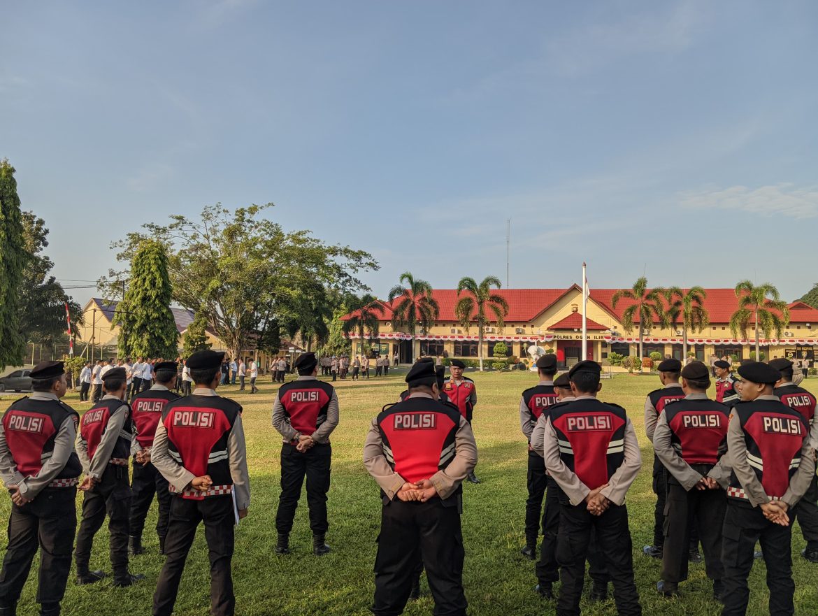 Sat Samapta Polres Ogan Ilir Gelar Apel Fungsi, Tegaskan Disiplin Dan Larangan Judi Online Serta Narkoba*