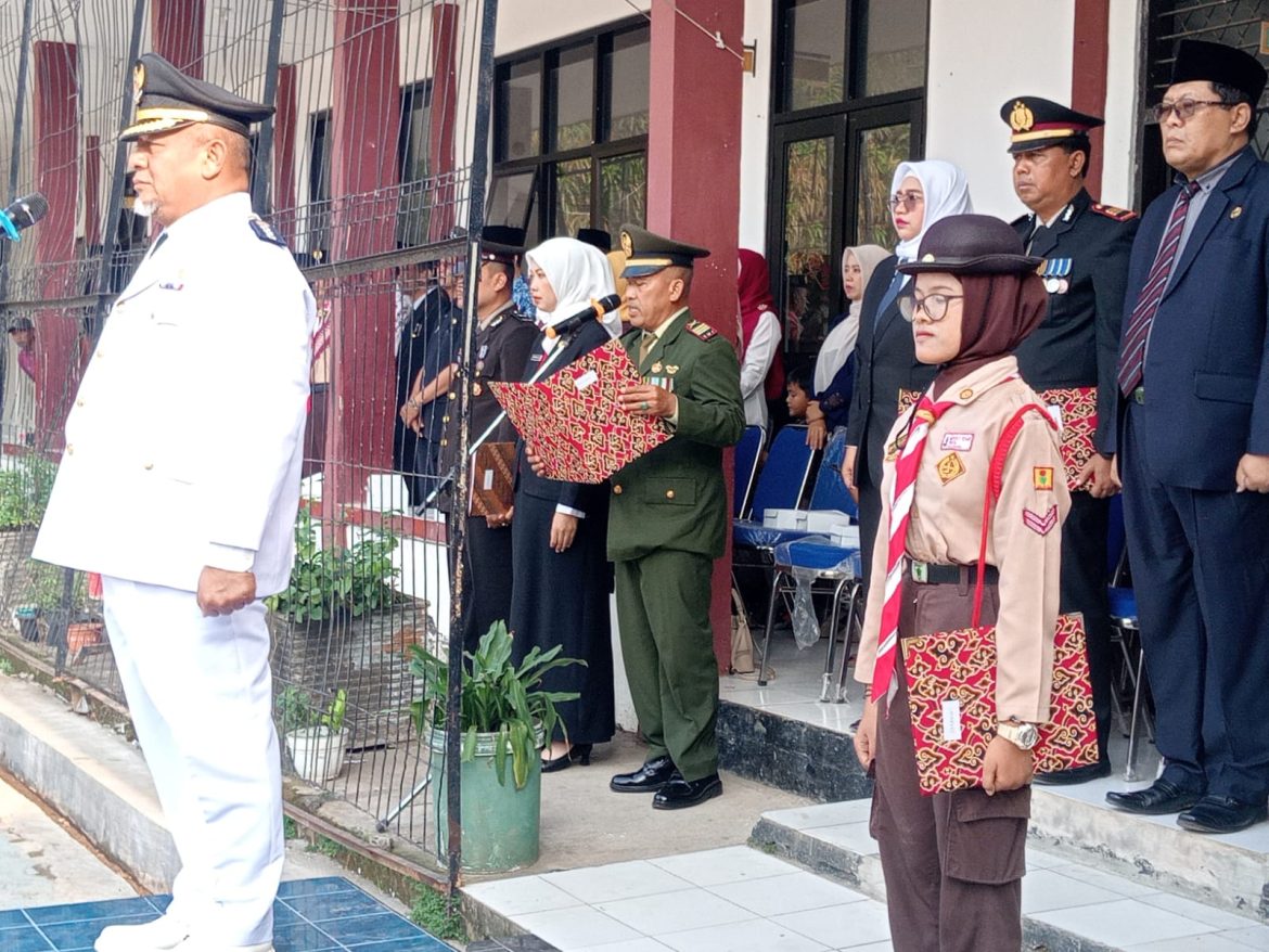 Koramil 1605 Sukagumiwang Indramayu Laksanakan Upacara HUT RI Ke-80 Tahun 2025 tingkat Kecamatan Kertasemaya