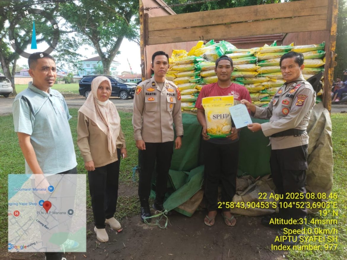 Tekan Inflasi, Polres Banyuasin dan Jajarannya Gencar Gelar GPM