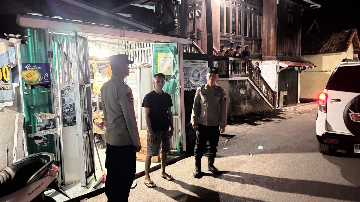 Polsek Pemulutan polres ogan Siagakan Personel dan Gelar Patroli Antisipasi Tindak Pidana di Hari Libur