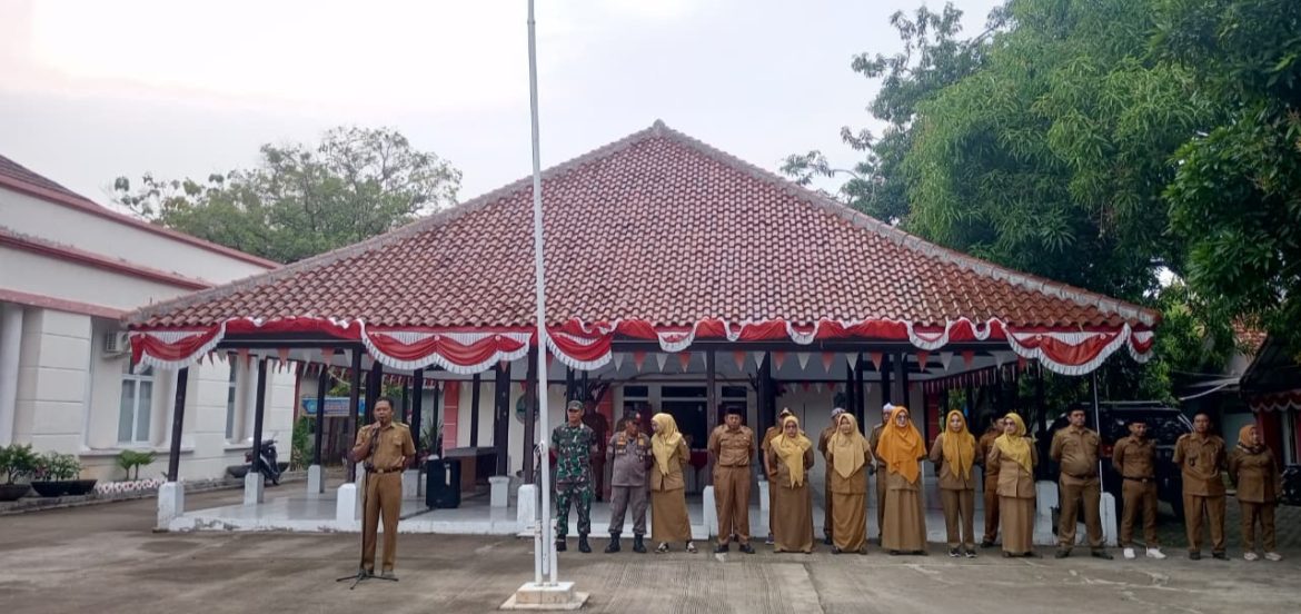 Koramil 1602 Sindang Indramayu Menghadiri Apel Koordinasi Tingkat Kecamatan Sindang