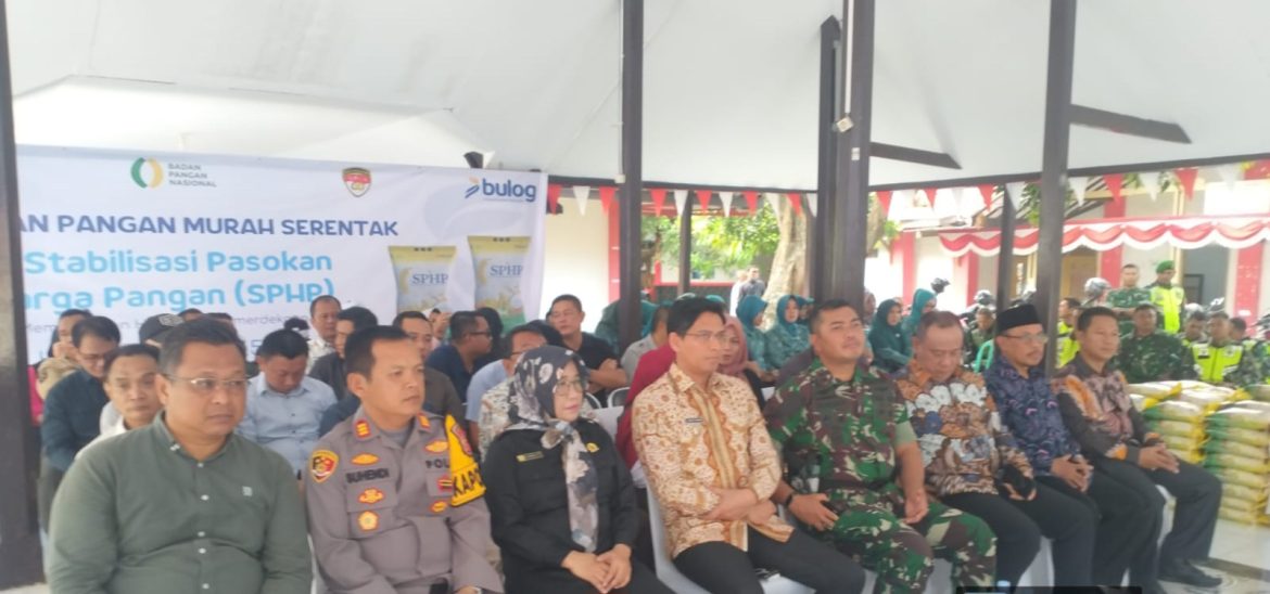 Dandim 0616 Indramayu Hadiri Launching Gerakan Pangan Murah (GPM) Serentak