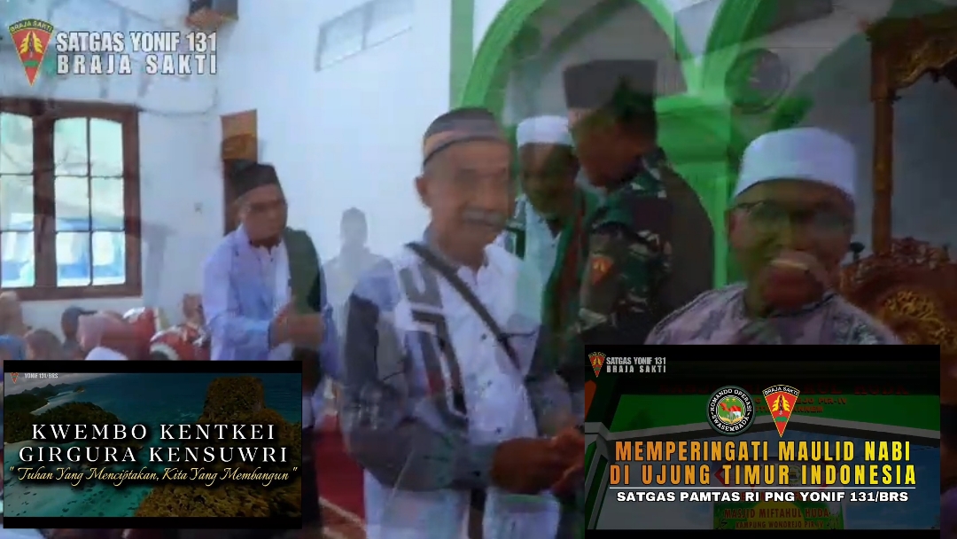 *Peringatan Maulid Nabi Muhammad SAW, Pererat Persatuan dan Kesatuan Bangsa di Ujung Timur Indonesia*