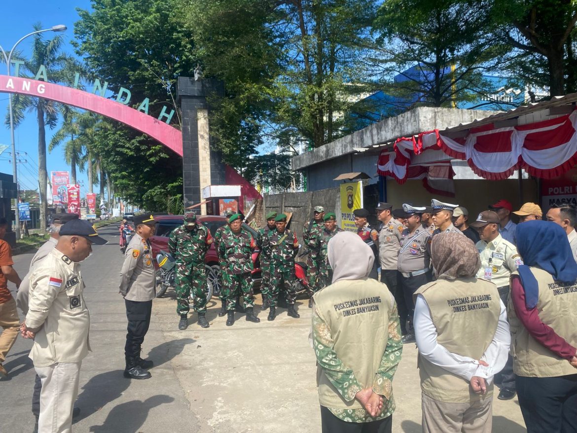 Polsek Rambutan Melaksanakan Apel Bersama Antisipasi Kerawanan Di Wilayah Kecamatan Rambutan