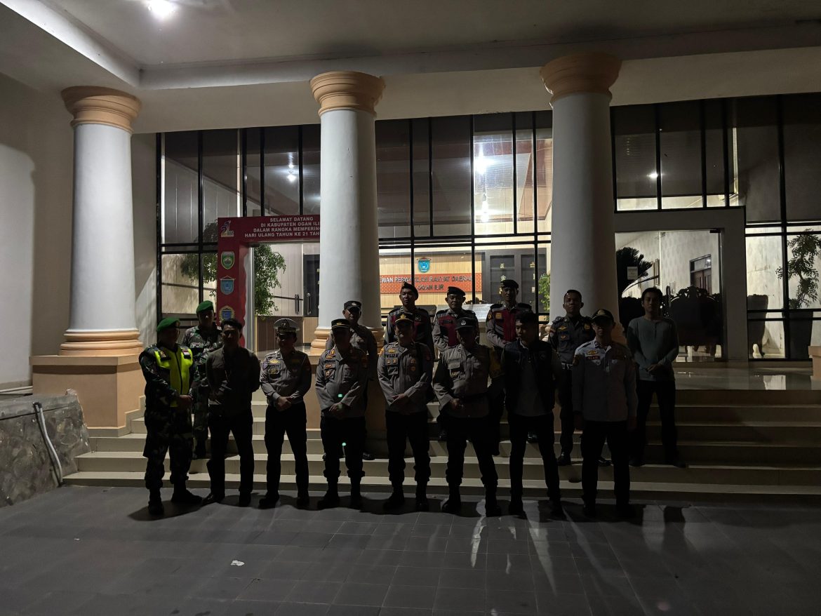 Patroli Gabungan TNI, Polri, Dishub, dan Satpol PP Wujudkan Sitkamtibmas Kondusif Di Ogan Ilir