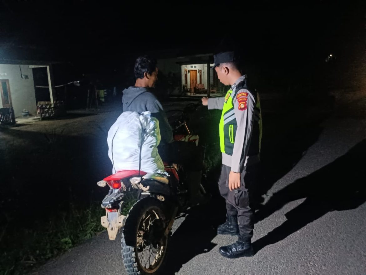 Tingkatkan Patroli KRYD, Polsek Rambang Polres Muara Enim Berikan Rasa Aman Pada Masyarakat