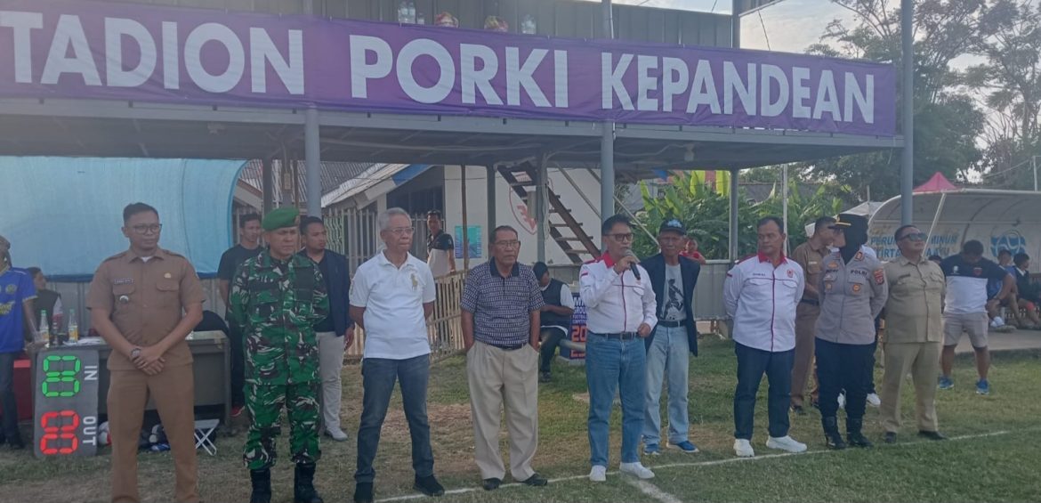 Koramil 1601 Indramayu Menghadiri Kegiatan Pembukaan MM Football Competition 2025 