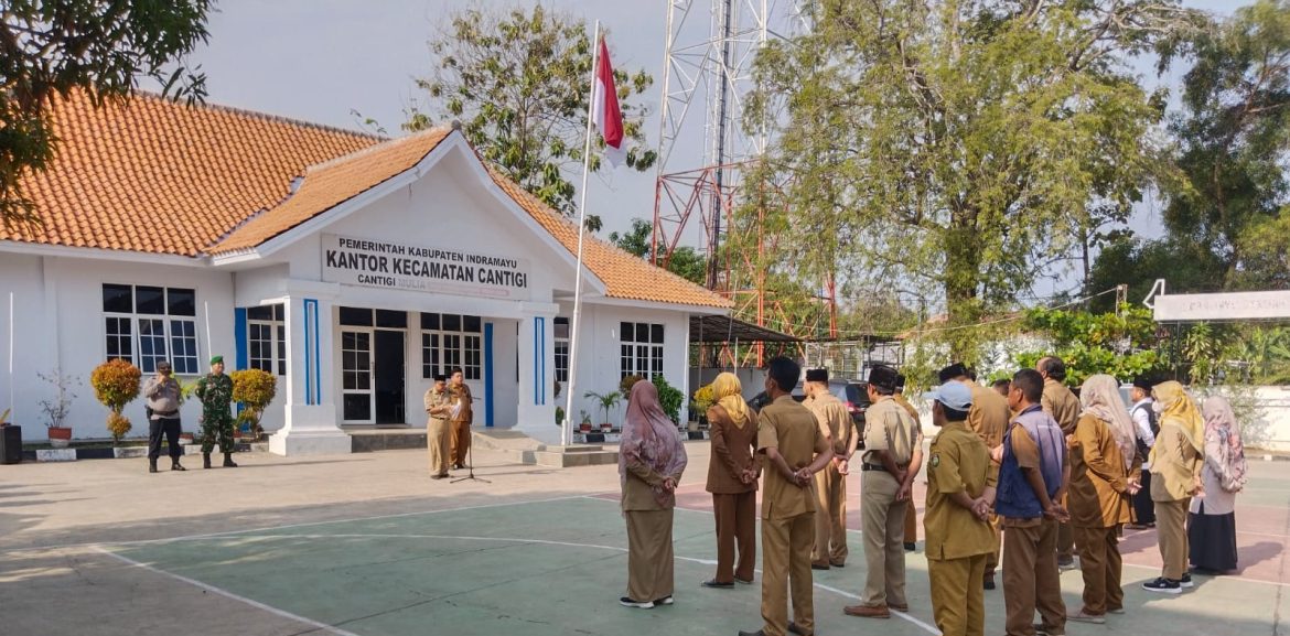 Koramil 1602 Sindang Indramayu Bersama Forkopimcam Menggelar Upacara Peringatan Haornas Tahun 2025 Tingkat Kecamatan Cantigi