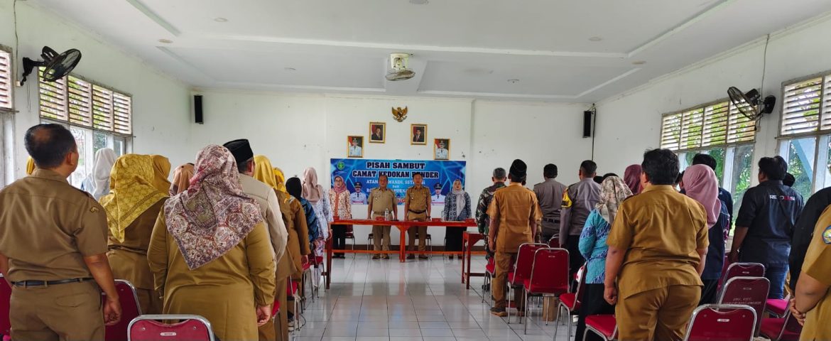 Danramil 1608 Karangampel Indramayu Menghadiri Serah Terima Jabatan Camat dan Pisah Sambut Pejabat Kecamatan Kedokan Bunder