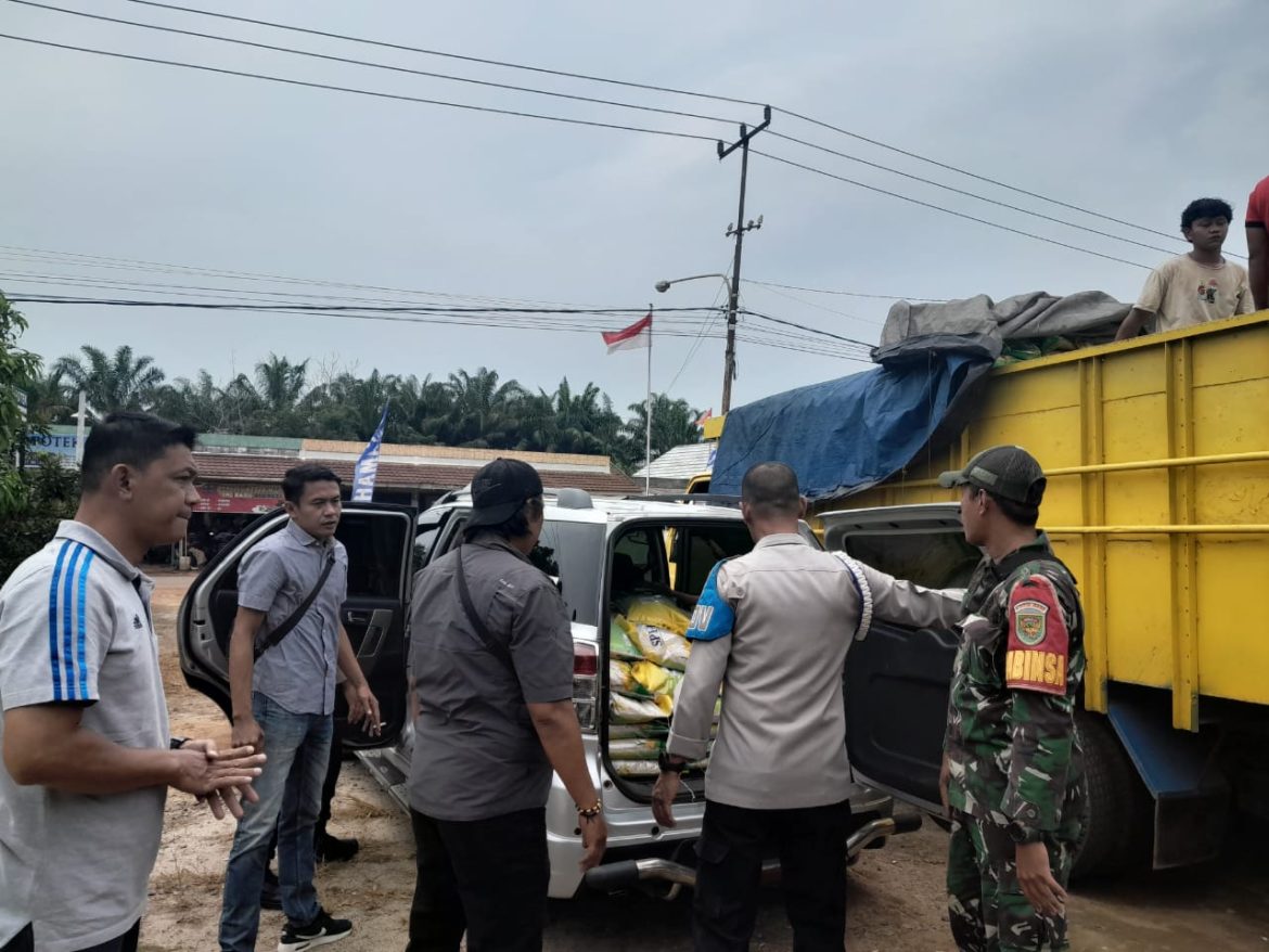 Polsek air kumbang Sukses Distribusikan 10 Ton Beras Murah Diapresiasi Masyarakat