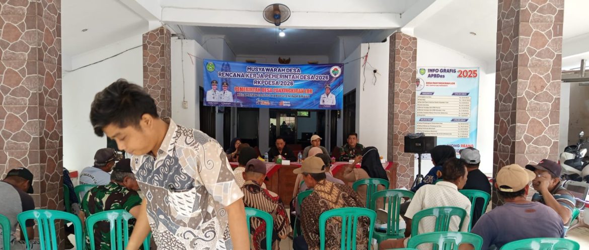 Babinsa Koramil 1602 Sindang Indramayu Hadiri Musyawarah Desa Penyusunan dan Penetapan Rencana Kerja Pemerintah Desa (RKPDes) Tahun 2026 Desa Panyingkiran Lor 