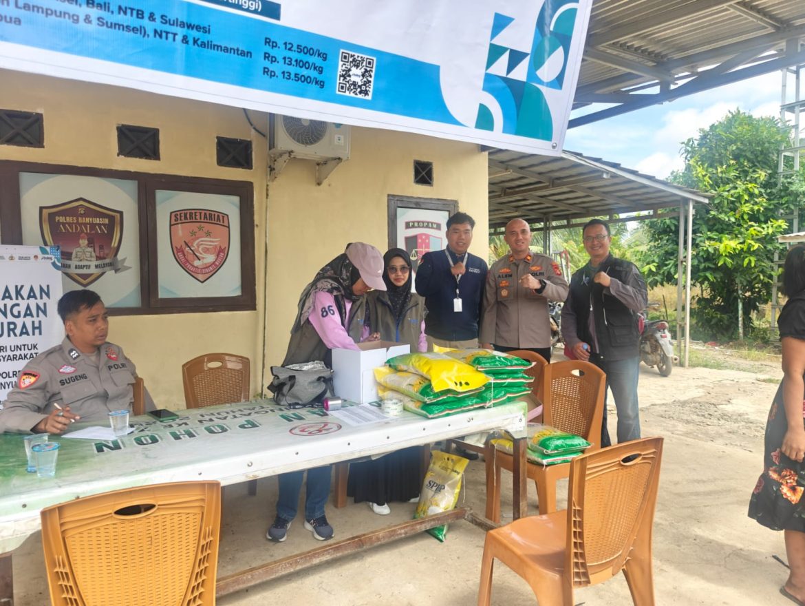 Polsek Tanjung lago Sukses Distribusikan 8 Ton Beras Murah Dapat Apresiasi Masyarakat