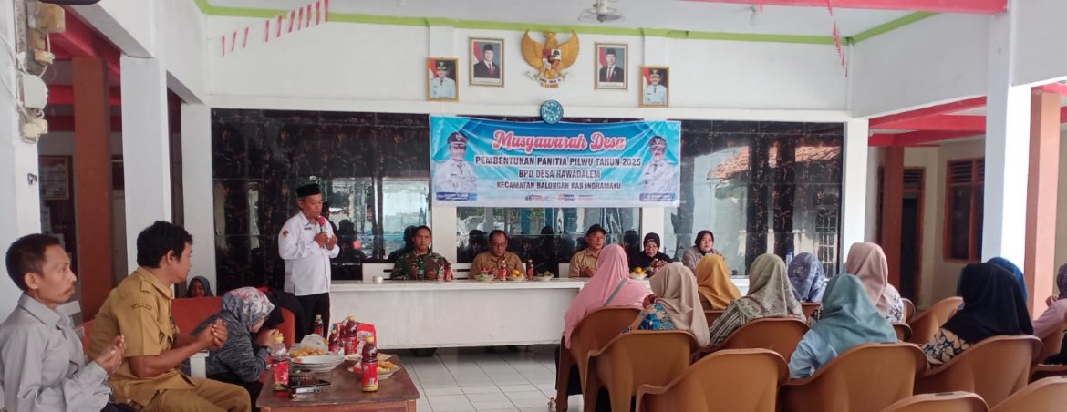 Koramil 1601 Indramayu Menghadiri Kegiatan Musyawarah Desa Pembetukan Panitia Pemilihan Kuwu 
