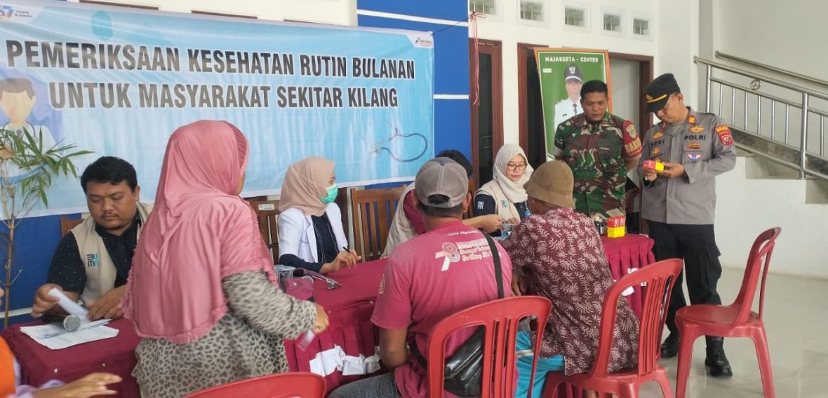 Koramil 1601 Indramayu Monitoring Bantuan Layanan Kesehatan Untuk Masyarakat Ring 1 PT.KPI RU-VI Balongan