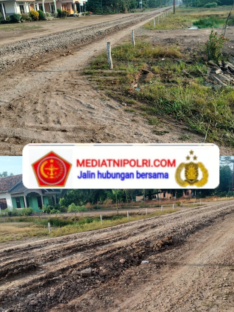 Pengerasan Jalan di Desa Saleh Jaya Diduga Proyek Siluman, Tanpa Plang Anggaran