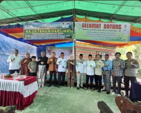 Polsek Makarti Jaya Melaksanakan Peringatan Hari jadi Desa Upang Makmur ke-29 tahun