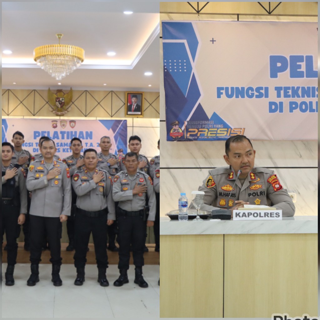Tingkatkan Kemampuan Personel, Polres Ketapang Gelar Pelatihan Fungsi Teknis Samapta