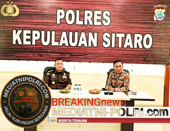 Sinergi Aparat Penegak Hukum: Kunjungan Asisten Pidana Militer Kejati Sulut di Polres Kepulauan Sitaro