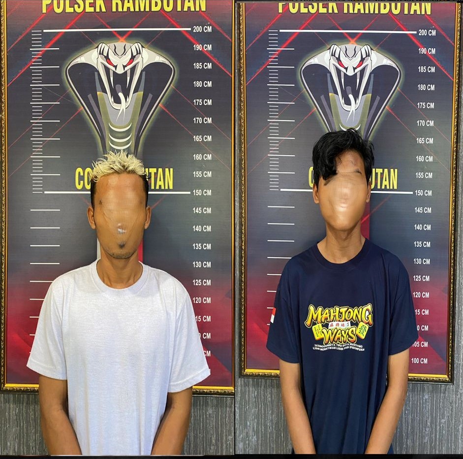 Polsek Rambutan Ungkap Kasus Pencurian Sepeda Motor dan HP Dua Tersangka Diamankan