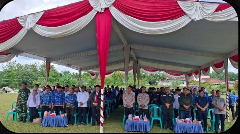 Kabaglog Polres Banyuasin Menghadiri Peluncuran Inovasi Pengolahan Sampah Organik Dengan Tekhnologi Biowash