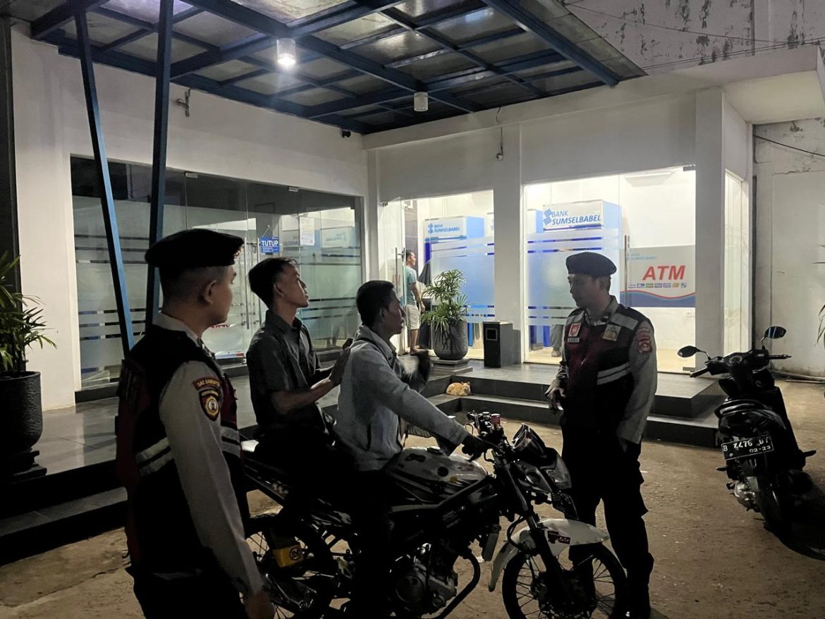 Sat Samapta Polres Banyuasin Gelar Patroli Malam Kawasan Rawan dan Obyek Vital Jadi Sasaran