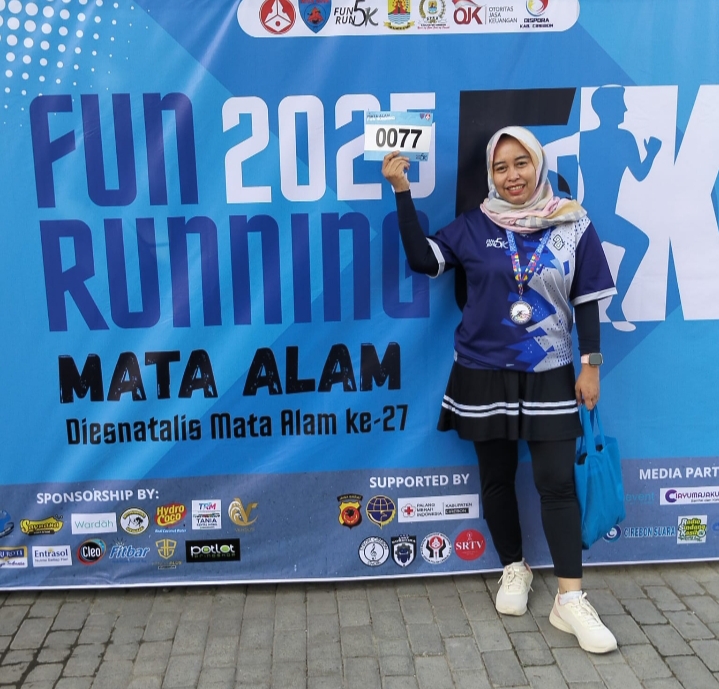 Mata Alam Fun Running Warnai STIKOM Cirebon, Hadirkan Olahraga dan Seni Budaya