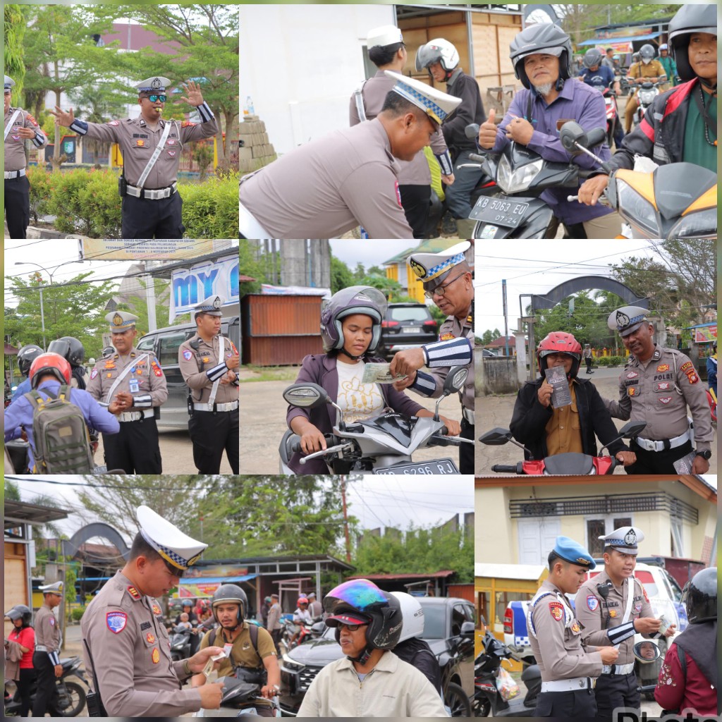 Polres Sintang Intensifkan Operasi Zebra Kapuas 2025, Masuki Hari Kedua Penindakan di Tiga Titik