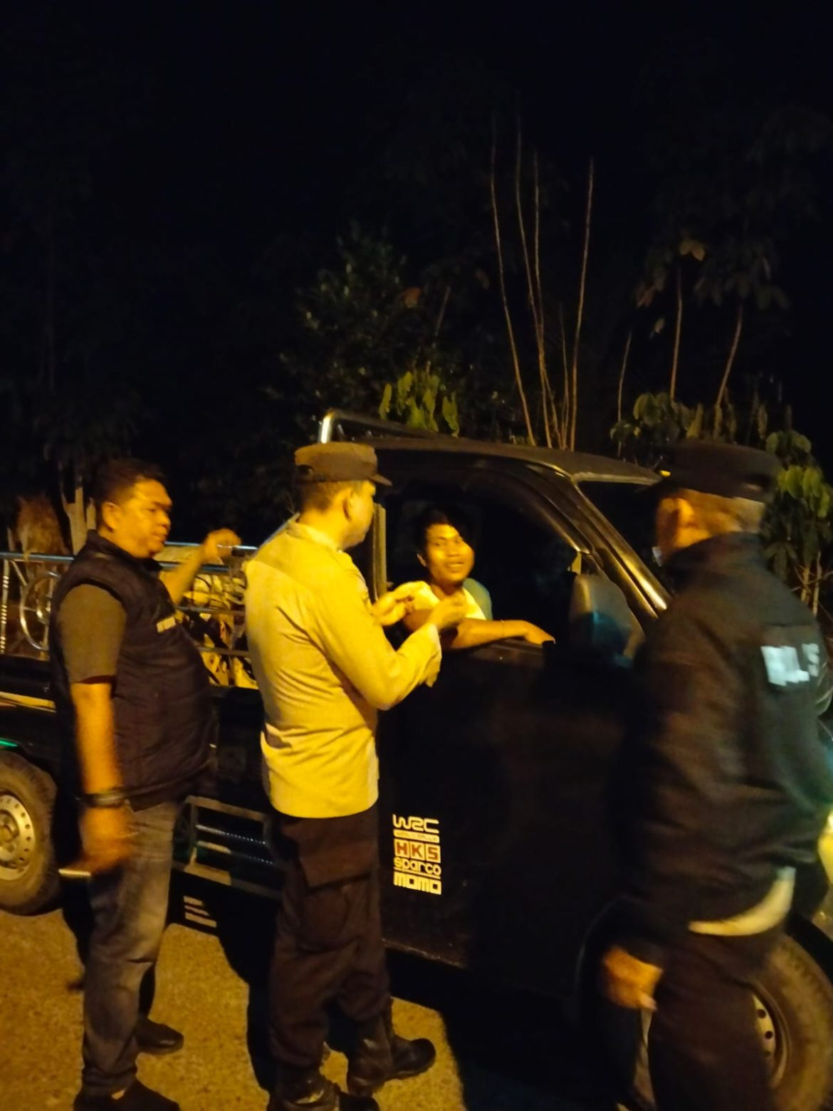 Polsek Pemulutan Gelar Giat KRYD dan Patroli Hunting di Malam Hari Libur, Antisipasi Gangguan Kamtibmas