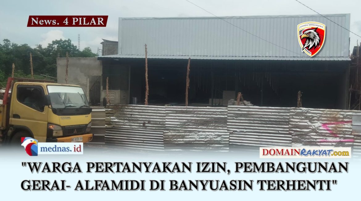Pembangunan Gerai Alfamidi di Sukajadi Timur Disetop: Diduga Langgar Perizinan