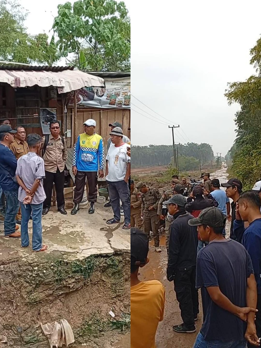 Ratusan Warga Talang Kelapa Turun ke Jalan! Tuntut Perbaikan dan Hentikan Truk Bertonase Berat