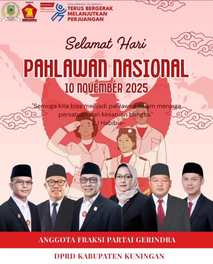 Fraksi Partai Gerindra DPRD Kuningan Peringati Hari Pahlawan Nasional 2025