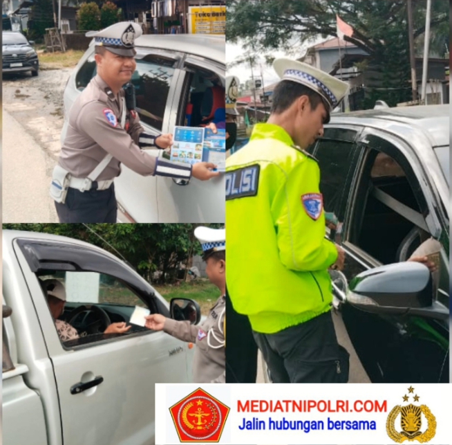 Operasi Zebra Kapuas Masuk Hari ke-10, Polres Melawi Terus Lakukan Sosialisasi dan Himbauan Lalu Lintas