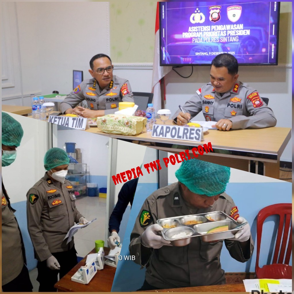 Itwasda Polda Kalbar Lakukan Asistensi Program MBG di SPPG Polres Sintang, Pastikan Seluruh Proses Berjalan Sesuai Standar