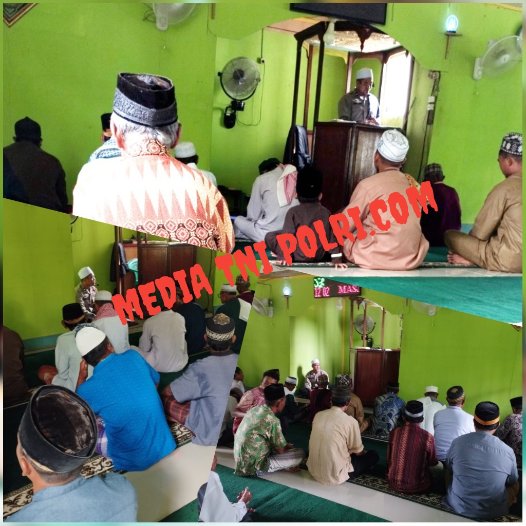Polisi Hadir Sebagai Imam dan Khotib di Masjid, Tingkatkan Kedekatan dengan Masyarakat