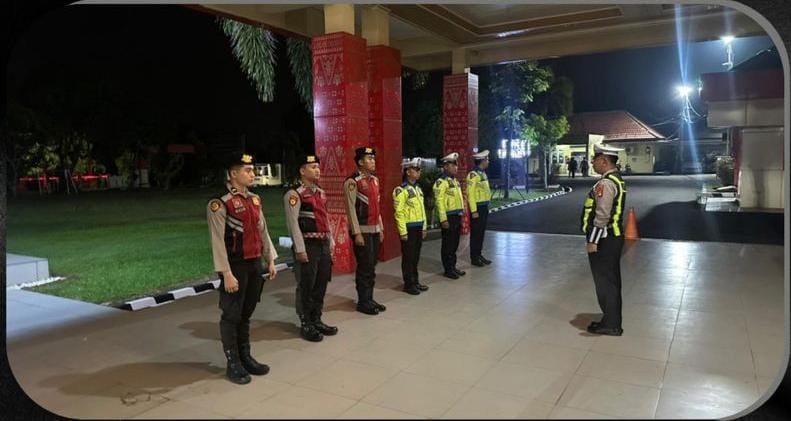 Polres Banyuasin Gelar Patroli Terpadu Jaga Kondusivitas, Cegah Premanisme