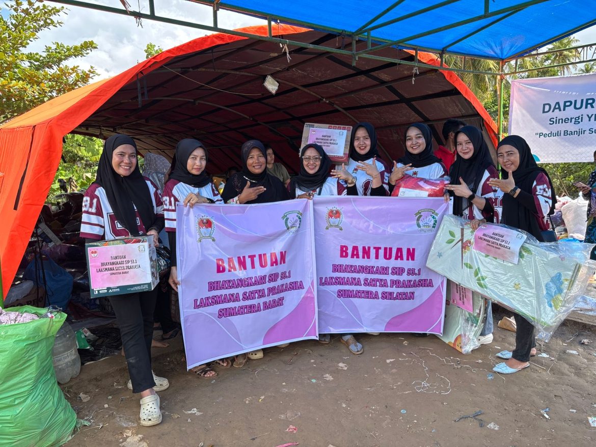 Peduli Sesama, Bhayangkari SIP 53.1 Laksamana Satya Prakasa Salurkan Bansos ke Sumbar