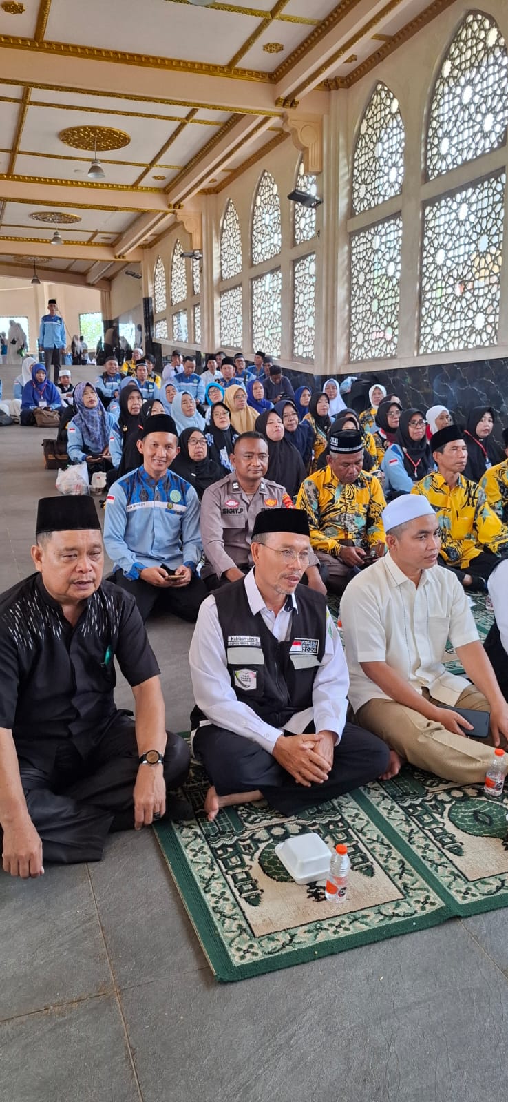 Polsek Pemulutan Hadiri Pembukaan Peragaan Manasik Haji Akbar LPPTKA BKPRMI Ogan Ilir